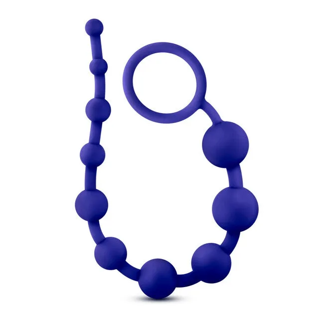Anal Blush Novelties Blush Novelties Luxe Silicone 10 Beads