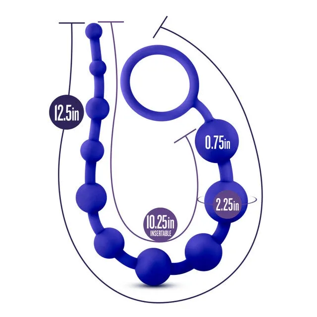 Anal Blush Novelties Blush Novelties Luxe Silicone 10 Beads