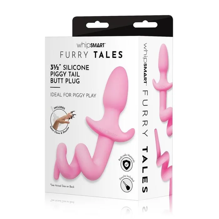 Anal Whipsmart Furry Tales Silicone Piggy Tail Butt Plug Anal Whipsmart Furry Tales Silicone Piggy Tail Butt Plug