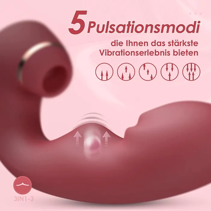 ANGELSX 10 Vibrationsmodi 5 Pulsationsmodi und 5 Leckmodi Klitoris GPunkt Vibrator fr Sie Female Sex Toys ANGELSX 10 Vibrationsmodi 5 Pulsationsmodi und 5 Leckmodi Klitoris GPunkt Vibrator fr Sie Female Sex Toys