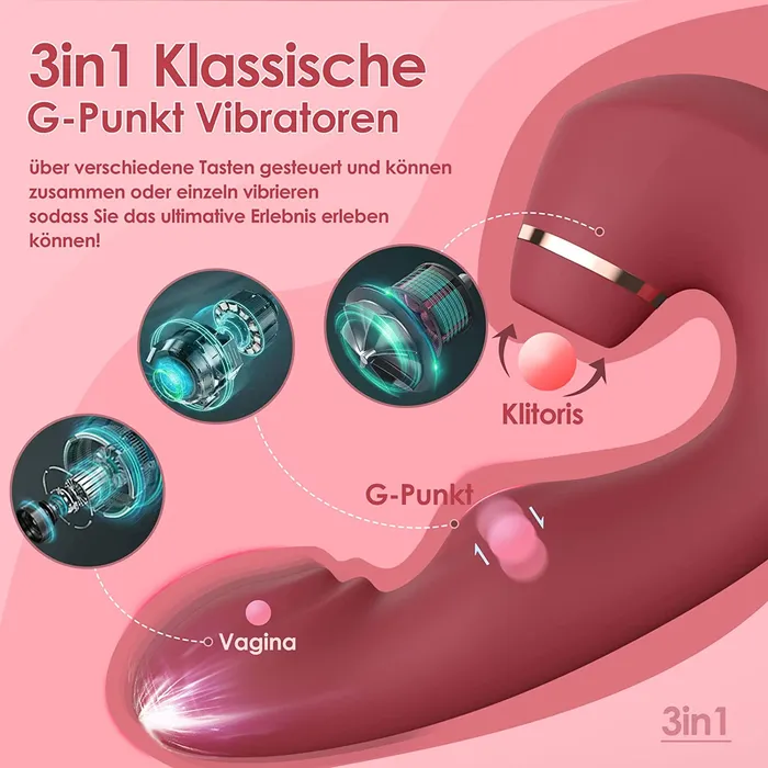 ANGELSX 10 Vibrationsmodi 5 Pulsationsmodi und 5 Leckmodi Klitoris GPunkt Vibrator fr Sie Female Sex Toys ANGELSX 10 Vibrationsmodi 5 Pulsationsmodi und 5 Leckmodi Klitoris GPunkt Vibrator fr Sie Female Sex Toys