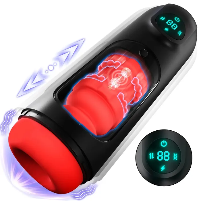 ANGELSX Vibrators Neue mnnliche Masturbatoren mit 8 Vibrations und Stomodi und LCDDisplay ANGELSX Vibrators Neue mnnliche Masturbatoren mit 8 Vibrations und Stomodi und LCDDisplay