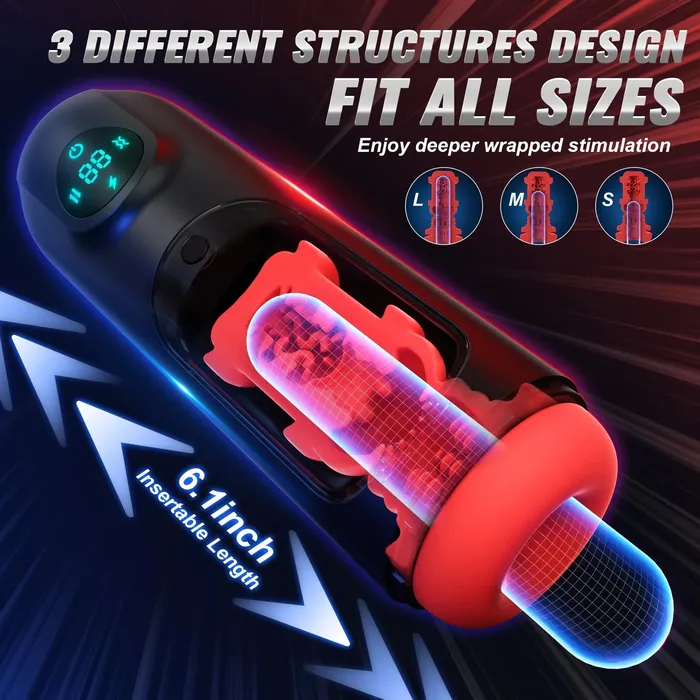 ANGELSX Vibrators Neue mnnliche Masturbatoren mit 8 Vibrations und Stomodi und LCDDisplay ANGELSX Vibrators Neue mnnliche Masturbatoren mit 8 Vibrations und Stomodi und LCDDisplay