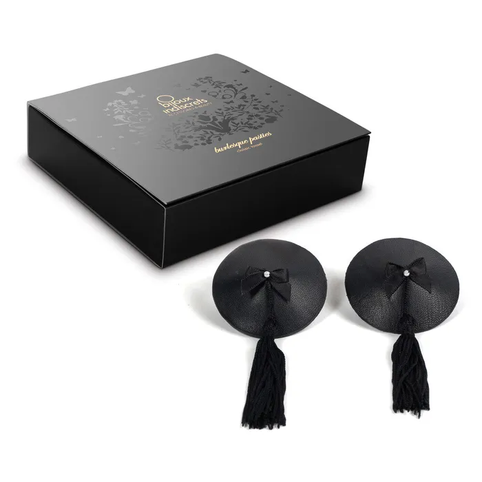 Bijoux Indiscrets Restraints Bijoux Indiscrets Leather Burlesque Tassled Pasties