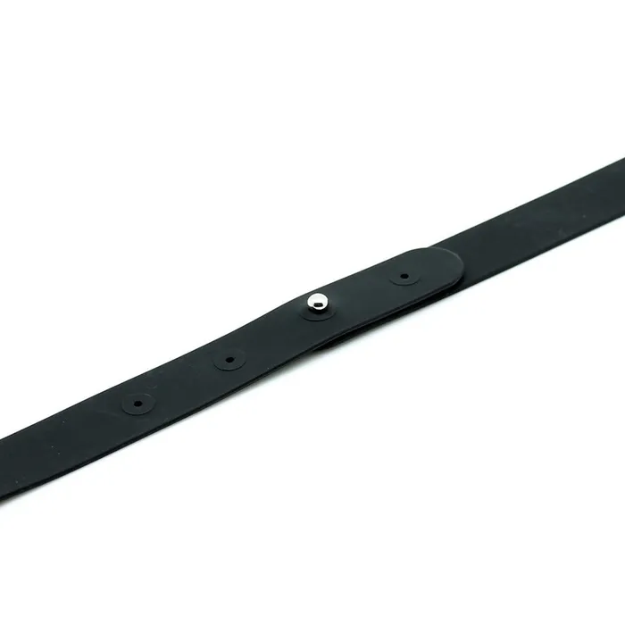 Black Silicone Slave BDSM Collar Rimba Anal