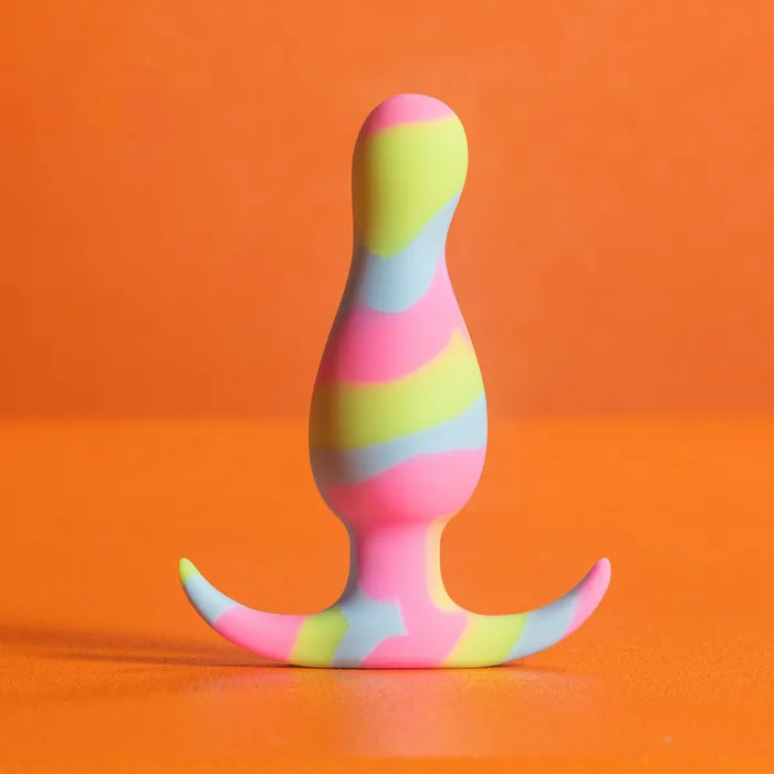 Blush Novelties Avant Kaleido Beaded Butt Plug Lime Anal