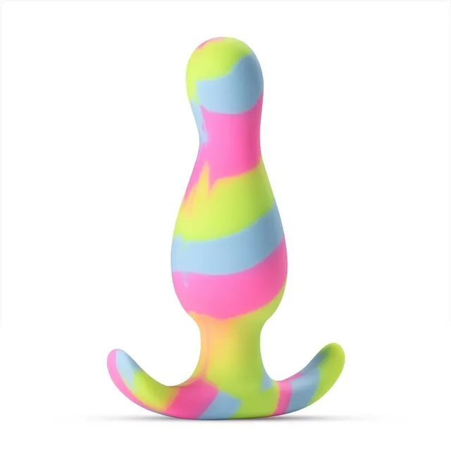 Blush Novelties Avant Kaleido Beaded Butt Plug Lime Anal