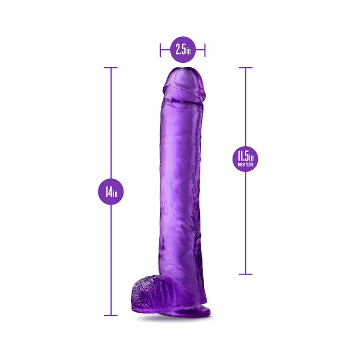 Blush Novelties Dildos B Yours Plus Hefty N Hung 14 Inch Dildo