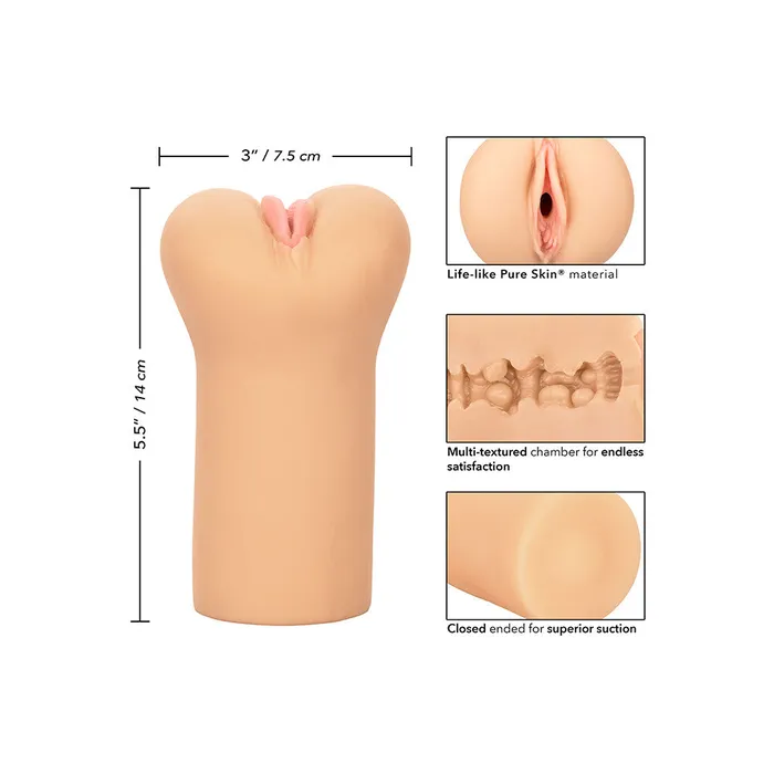Boundless Vulva Masturbator Flesh Pink California Exotic Male Sex Toys Boundless Vulva Masturbator Flesh Pink California Exotic Male Sex Toys