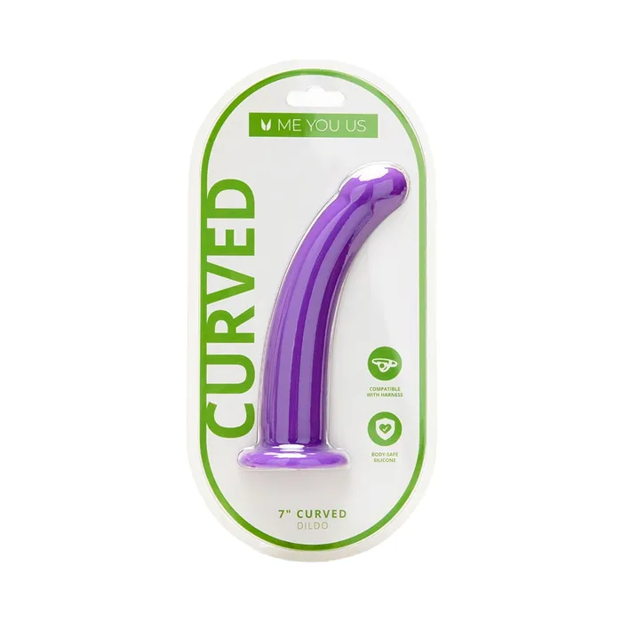 Dildos Me You Us Me You Us 7 Curved Silicone Dildo