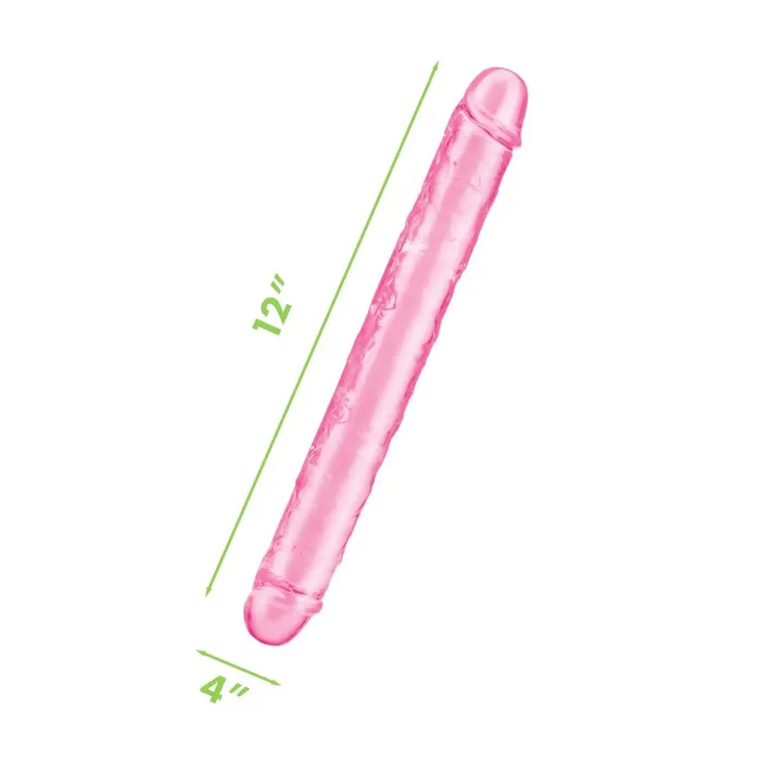 Dildos Me You Us Me You Us Ultra Double Dildo 12 Inches Pink