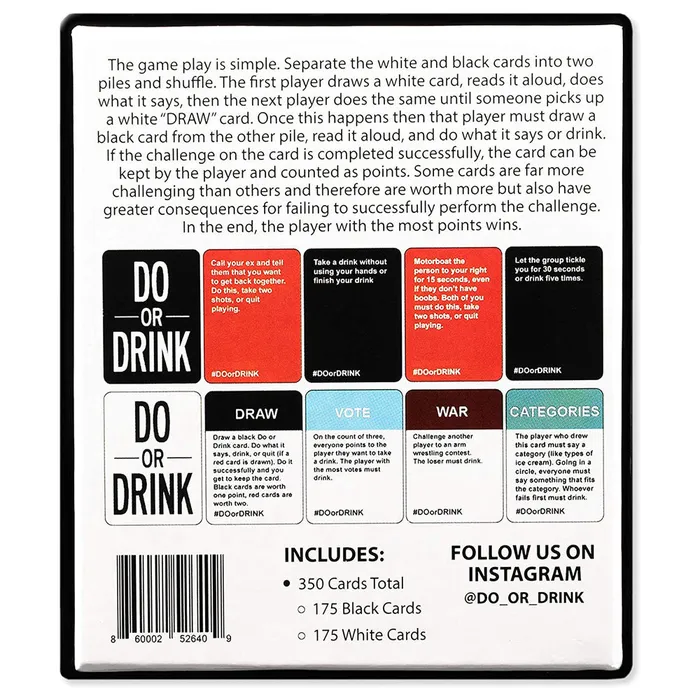 Do or Drink Win or Blackout Card Game LoveLife SexToys Games Do or Drink Win or Blackout Card Game LoveLife SexToys Games