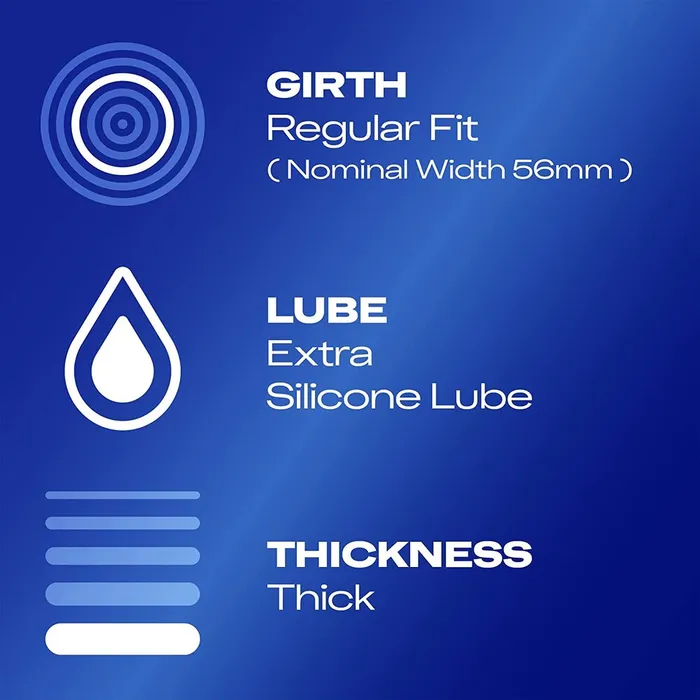 Durex Extra Safe Regular Fit Condoms 6 Pack Durex Condoms Male Sex Toys Durex Extra Safe Regular Fit Condoms 6 Pack Durex Condoms Male Sex Toys