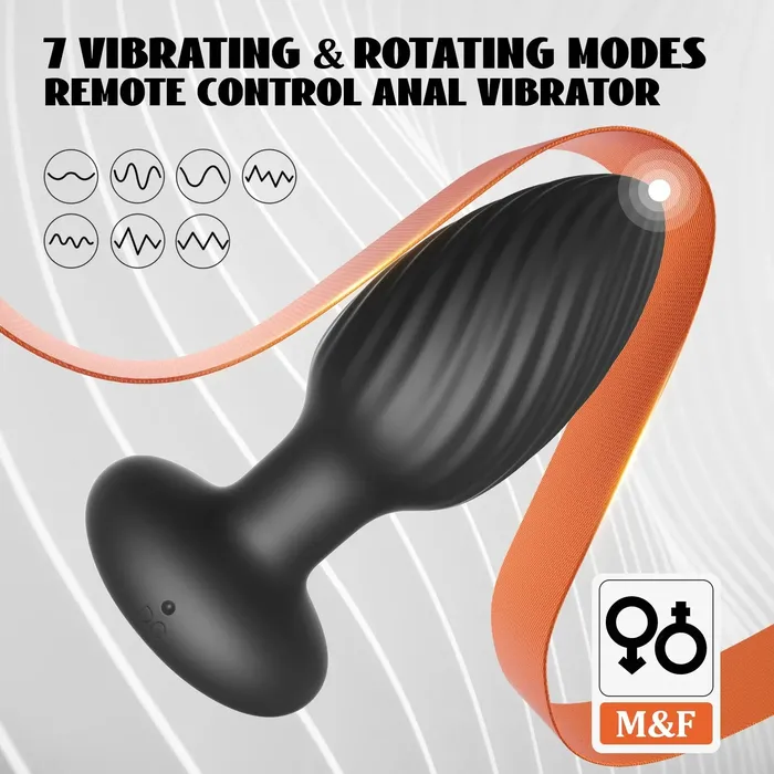 Female Sex Toys ANGELSX 2in1Buttplug mit 7 Dreh und Vibrationsmodi Analvibrator Female Sex Toys ANGELSX 2in1Buttplug mit 7 Dreh und Vibrationsmodi Analvibrator