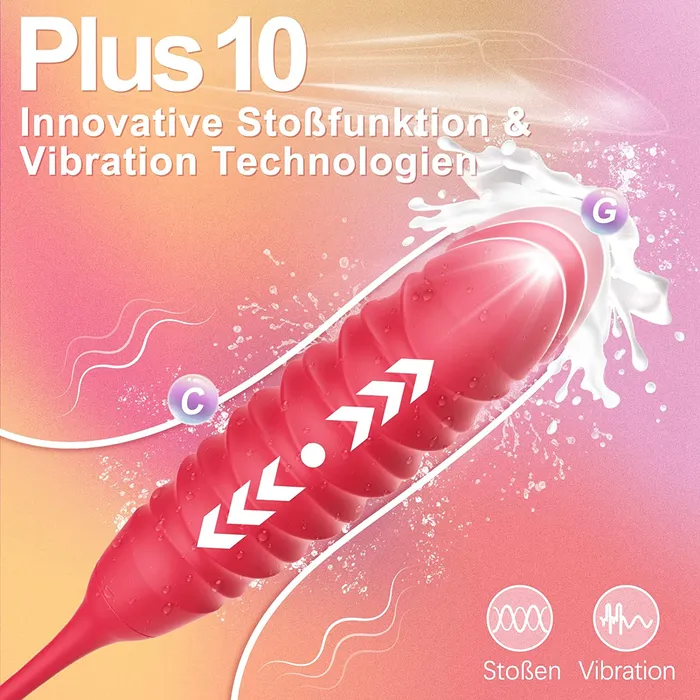 Female Sex Toys ANGELSX Vibratoren fr Sie Klitoris und Gpunkt mit 10 Stofunktions