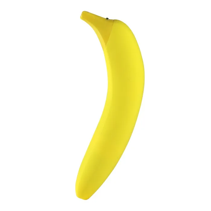 Female Sex Toys Kinkstasy The Mellow Yellow Silicone Banana Shaped Discreet Fun Rocking Vibrator