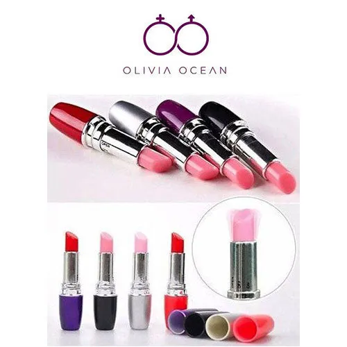 Female Sex Toys OliviaOcean Vibrating Mini Bullet Wand VibratorDildo Massager Sex Lipstick