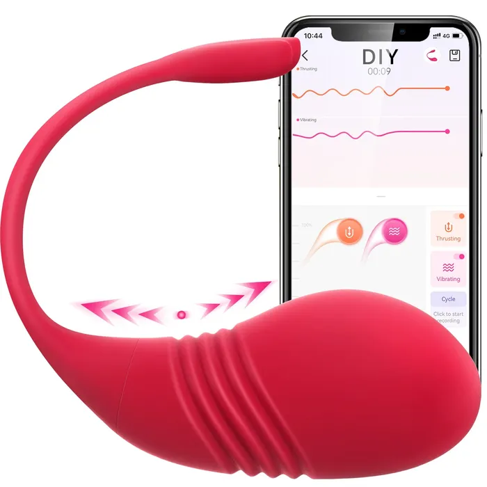 Female Sex Toys Sohimi Euphorisch 2 2 in 1 stoender und vibrierender GPunktVibrator mit AppSteuerung