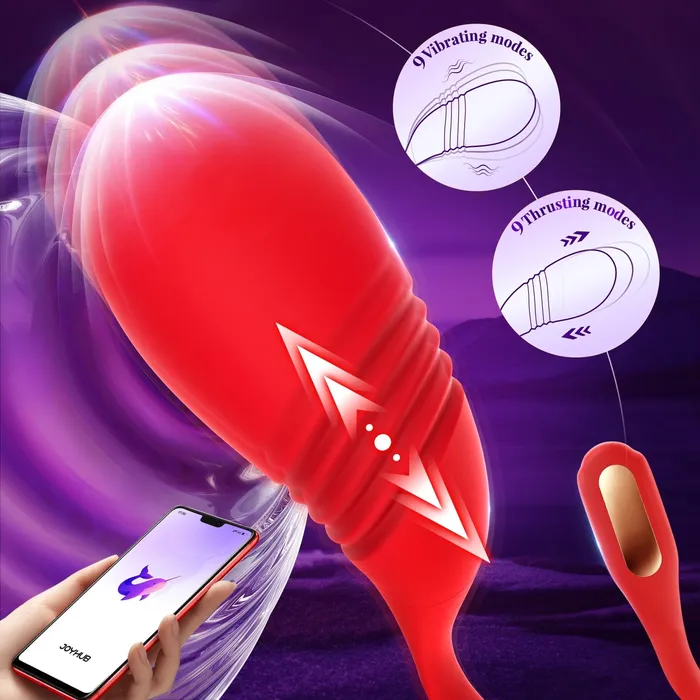 Female Sex Toys Sohimi Euphorisch 2 2 in 1 stoender und vibrierender GPunktVibrator mit AppSteuerung
