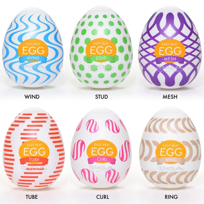 Female Sex Toys Tenga Tenga Easy Beat Egg 6pk Wonder