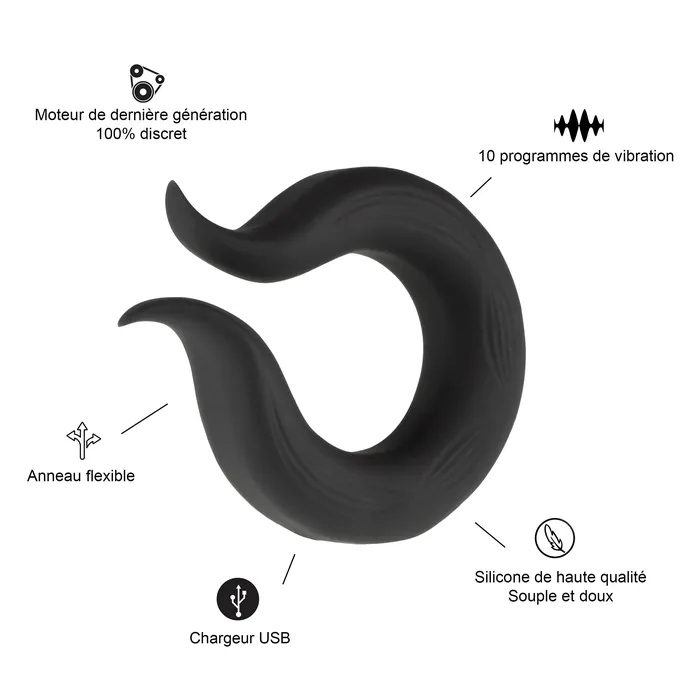 HUGBOX Vibrators Deseo Anillo Vibrador