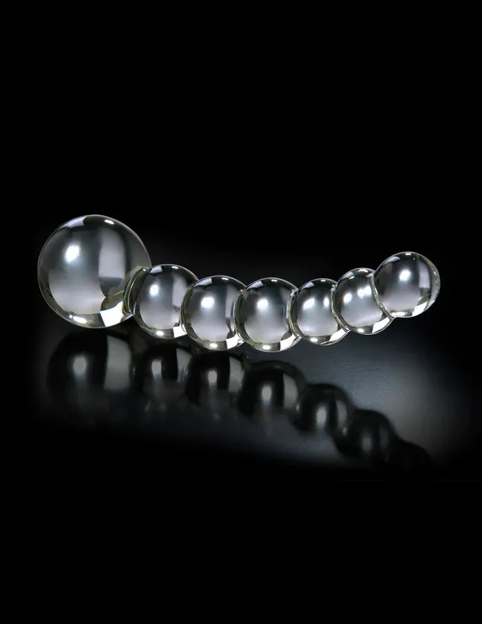 Icicles No 66 Glass Beaded Anal Dildo Pipedream Anal