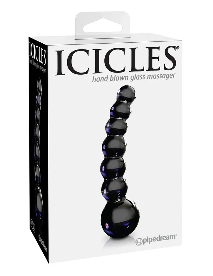Icicles No 66 Glass Beaded Anal Dildo Pipedream Anal