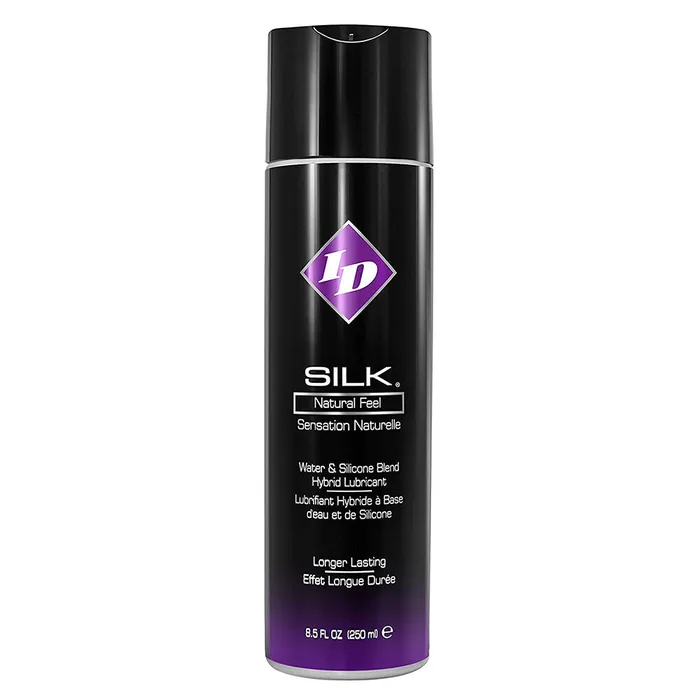 ID Silk Natural Feel Water Based Lubricant 85floz250mls ID Lube Sexual Health Wellbeing