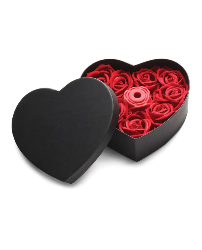 Inmi Vibrators Inmi Bloomgasm Enchanted Rose Stimulator Red Lovers Gift Box