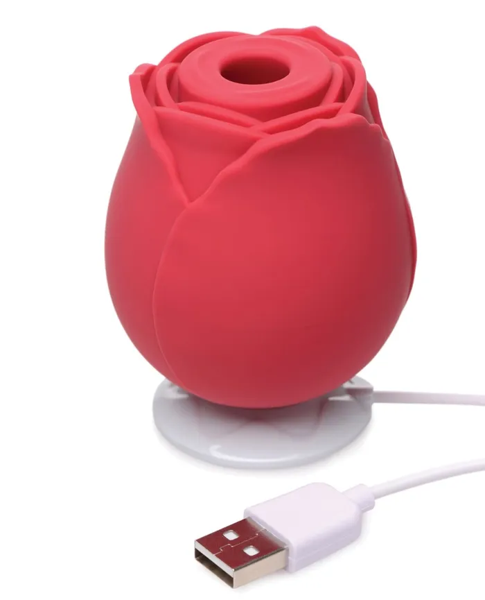 Inmi Vibrators Inmi Bloomgasm Enchanted Rose Stimulator Red Lovers Gift Box