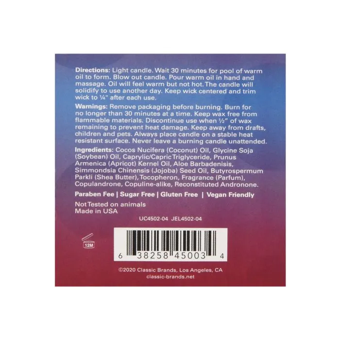 Jelique Pheromone Massage Candle Jelique Couples