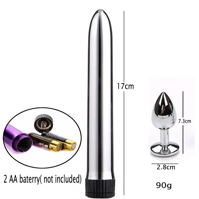 Kinkstasy Anal Hot Chrome Gift Set Anal Toys Vibrator Kit