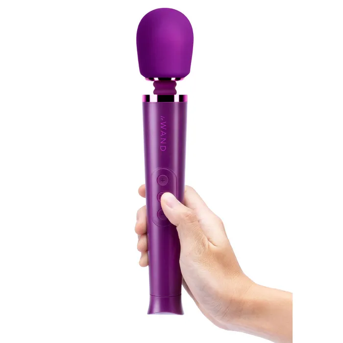 Le Wand Female Sex Toys Le Wand Petite Rechargeable Vibrating Massager Dark Cherry