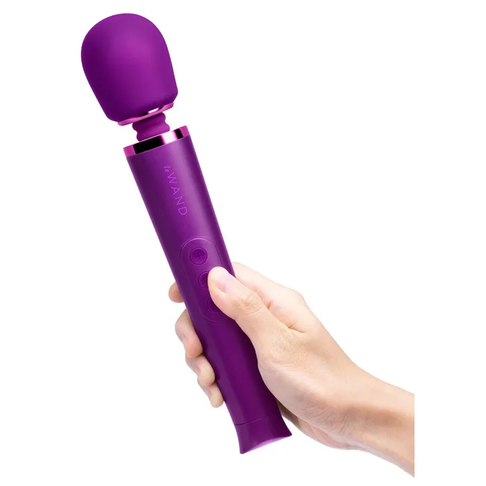 Le Wand Female Sex Toys Le Wand Petite Rechargeable Vibrating Massager Dark Cherry