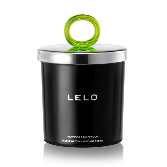 Lelo Vibrators Lelo Snow Pear And Cedarwood Flickering Touch Massage Candle Lelo Vibrators Lelo Snow Pear And Cedarwood Flickering Touch Massage Candle