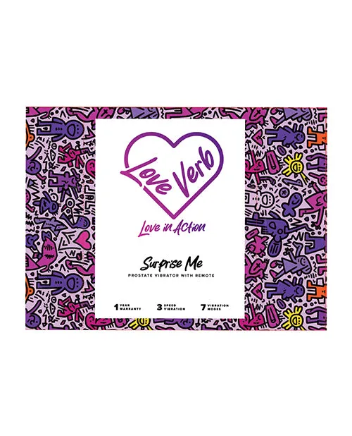 Love Verb Surprise Me CopperInfused Prostate Massager Love Verb Anal