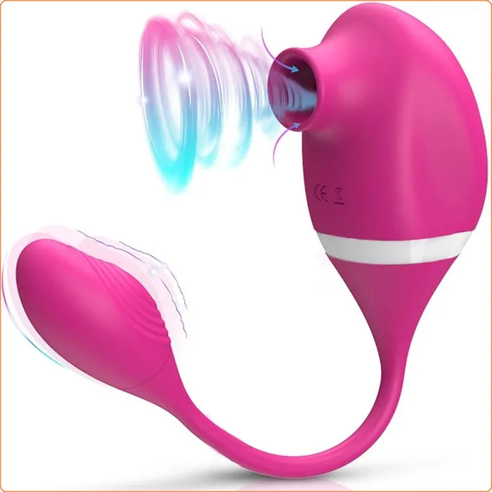 LoveLife SexToys Female Sex Toys Nipple Clitoral Sucking Vibrator with Vibrating Egg LoveLife SexToys Female Sex Toys Nipple Clitoral Sucking Vibrator with Vibrating Egg