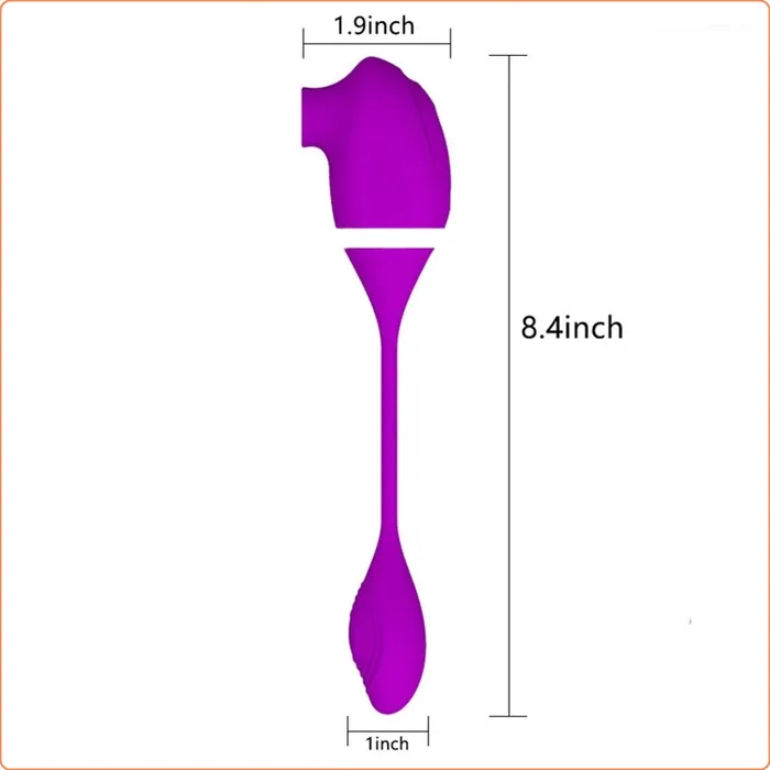 LoveLife SexToys Female Sex Toys Nipple Clitoral Sucking Vibrator with Vibrating Egg