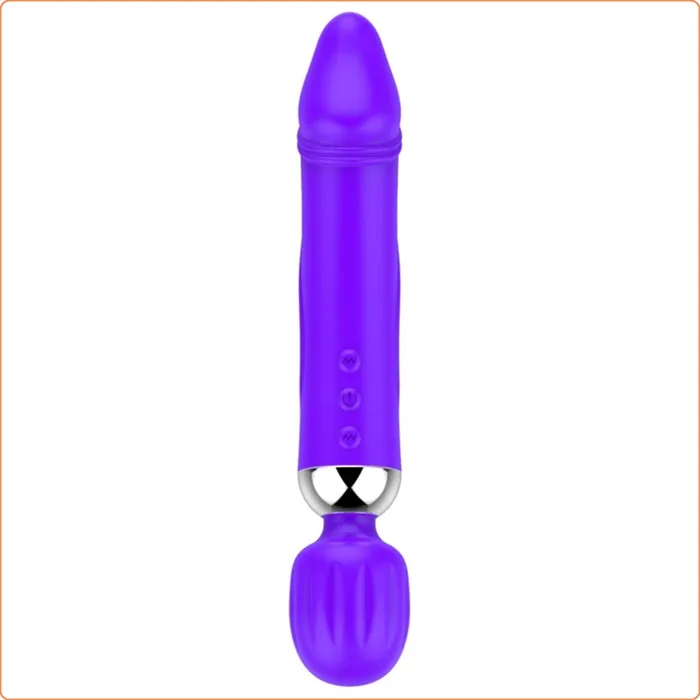 LoveLife SexToys Female Sex Toys Wand Massager With Dildo Head