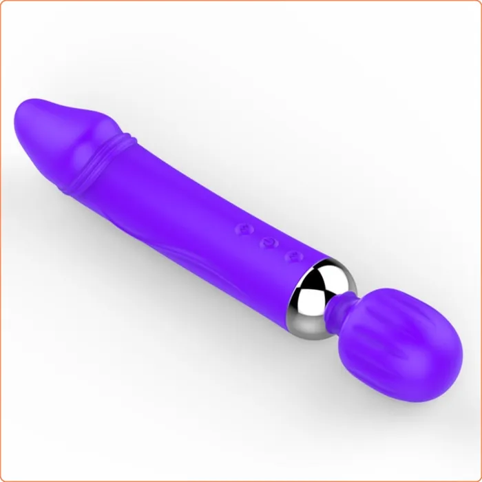 LoveLife SexToys Female Sex Toys Wand Massager With Dildo Head