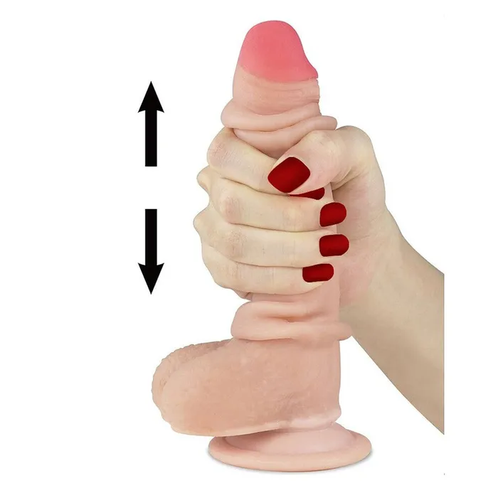Lovetoy Dildos Lovetoy Sliding Skin Dildo 7 Inch Lovetoy Dildos Lovetoy Sliding Skin Dildo 7 Inch