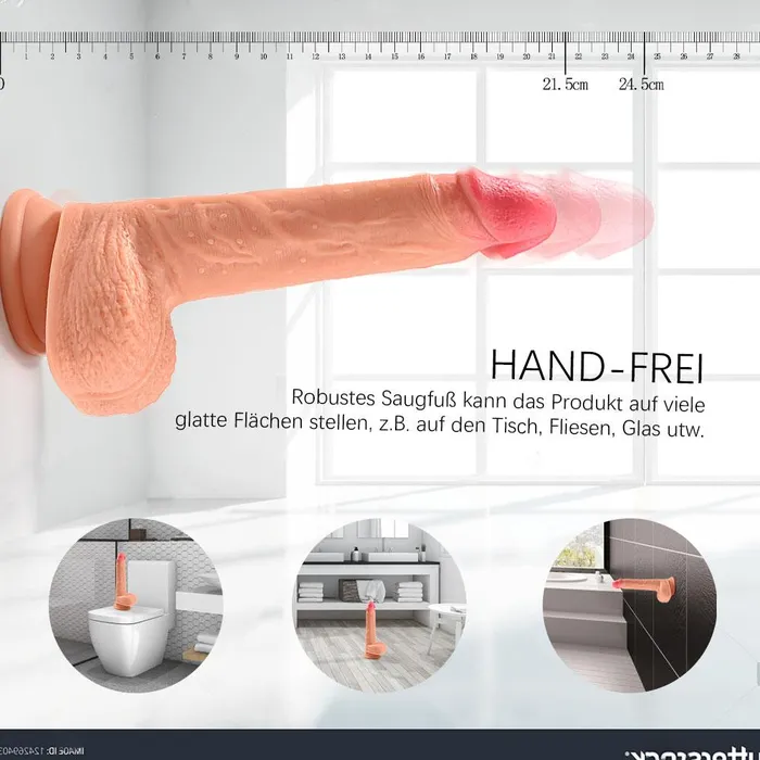 MACHO Realistic Stovibrator Mit Saugnapf Love in Feelingirl Female Sex Toys