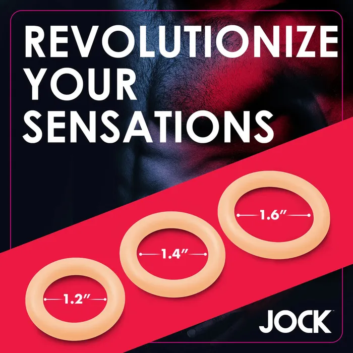 Male Sex Toys Jock Discreet Silicone Cock Ring Set Various Toy Brands