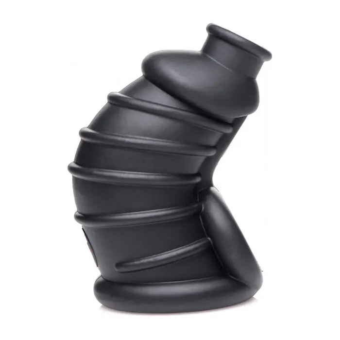 Male Sex Toys Master Series Master Series Dark Chamber Silicone Chastitys Cage Male Sex Toys Master Series Master Series Dark Chamber Silicone Chastitys Cage