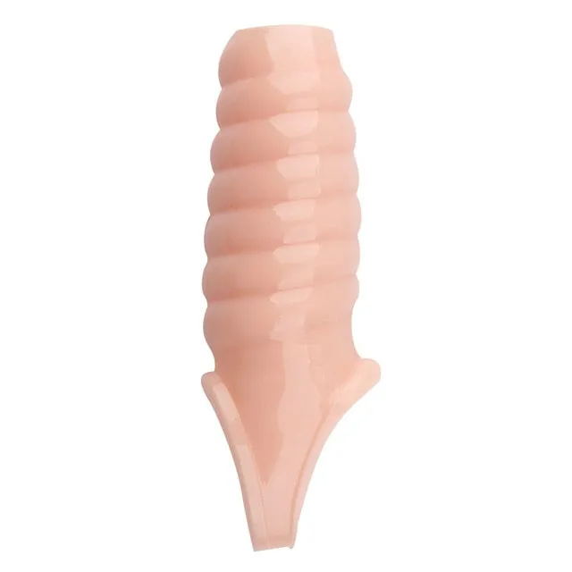 Male Sex Toys pus in boots Reusable Penis Sleeve Big Penis Extender Condom Cock Extension Dick Enlargemen Sex Toys For Men Enlargement Time Delay Male Sex Toys pus in boots Reusable Penis Sleeve Big Penis Extender Condom Cock Extension Dick Enlargemen Sex Toys For Men Enlargement Time Delay
