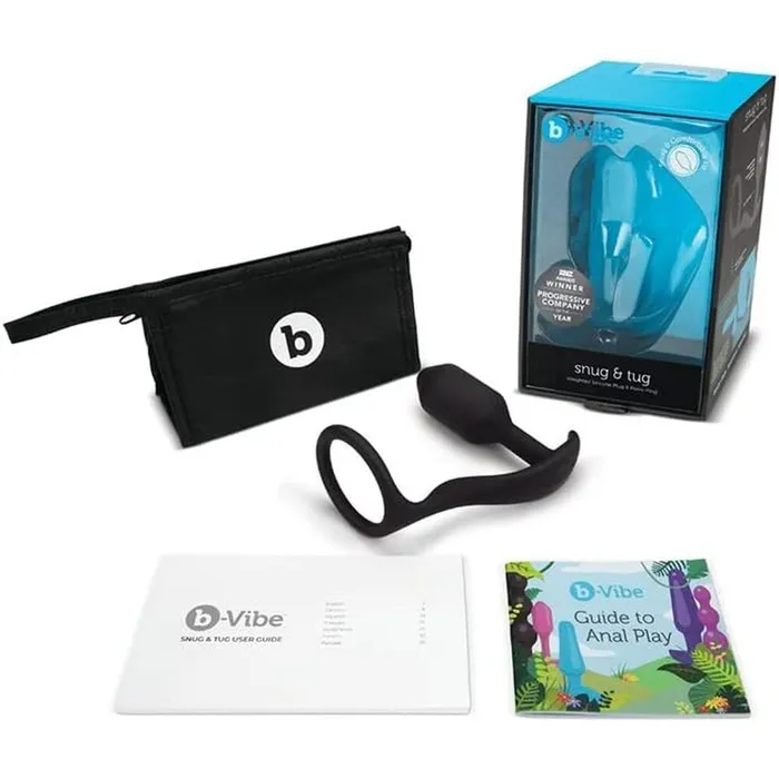 Male Sex Toys Various Toy Brands bVibe Snug And Tug Anal Plug And Cock Ring