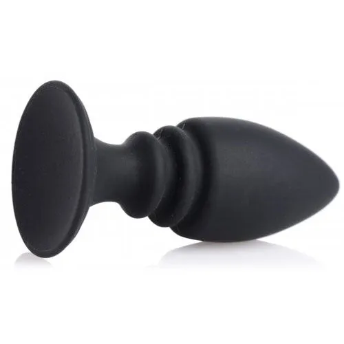 Male Sex Toys XR Brands Strict Male Cock Ring Harness with Silicone Anal Plug