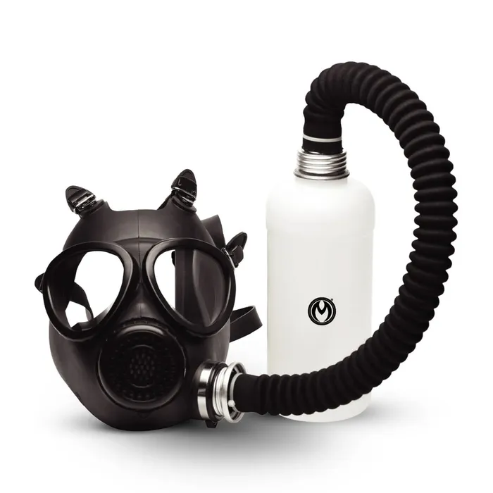 Master Series Inhaler Gas Mask With Bottle XR Brands Male Sex Toys