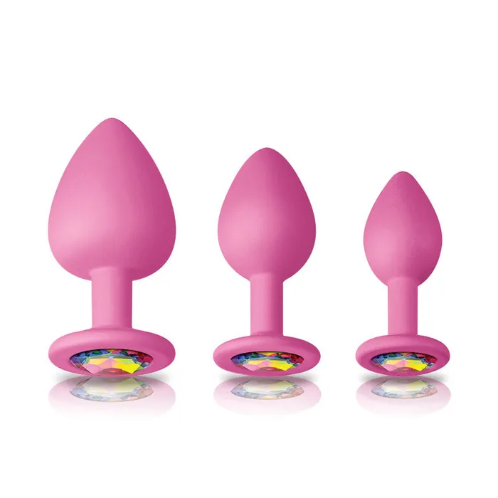 NS Novelties Glams Pink Spades Anal Trainer Kit Anal