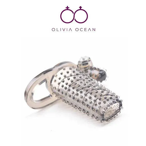 OliviaOcean Male Sex Toys Bobbled Penis Sleeve Vibrating